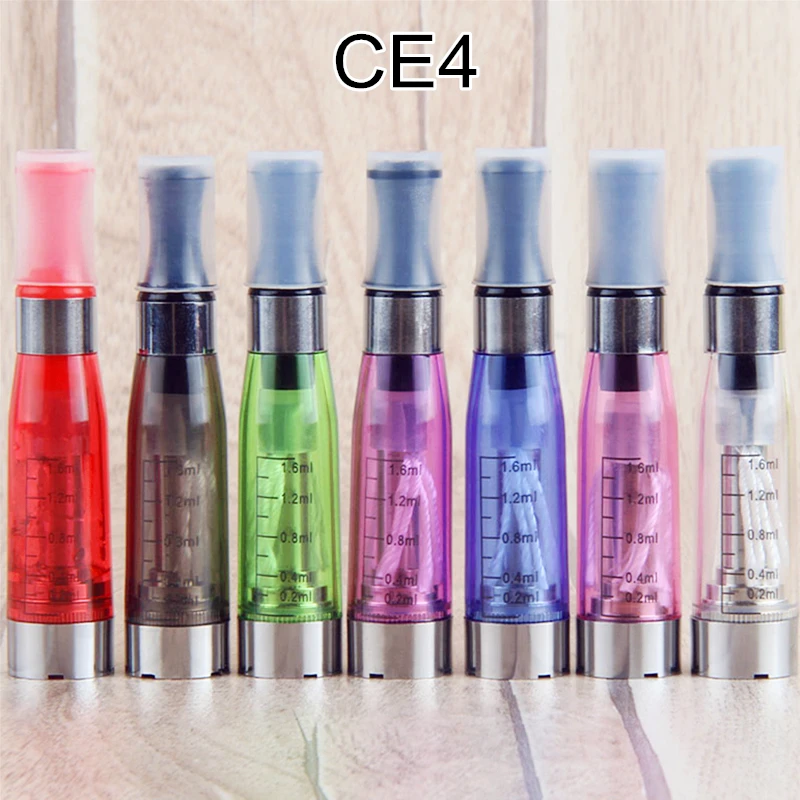 

10Pcs Kingfish EGO CE4 Atomizer For EGO T Battery EVOD E Cigarette Clearomizer 1.6 ml Capacity Vaporizer E Cig Pen