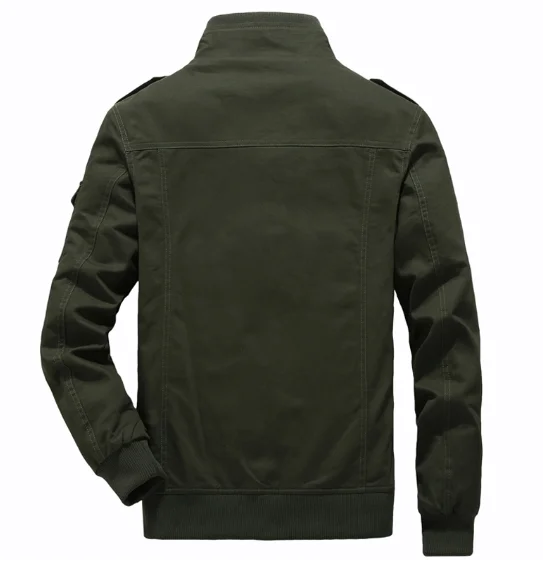 Big Size M~6XL autumn Military Tactical Jacket Men 100% Cotton Pilot Flight Cargo Coat male for winter Men's Bomber Jackets