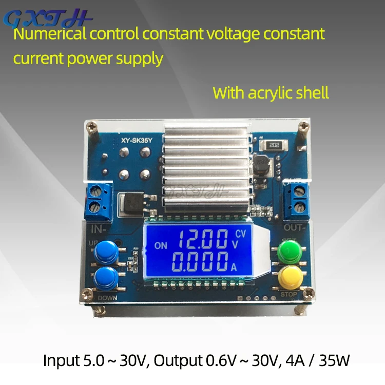DC-DC 35W 4A 12V boost 9V 24V Adjustable Regulated Power Supply Module CC CV Step UP DOWN Voltage Converter Solar Charging
