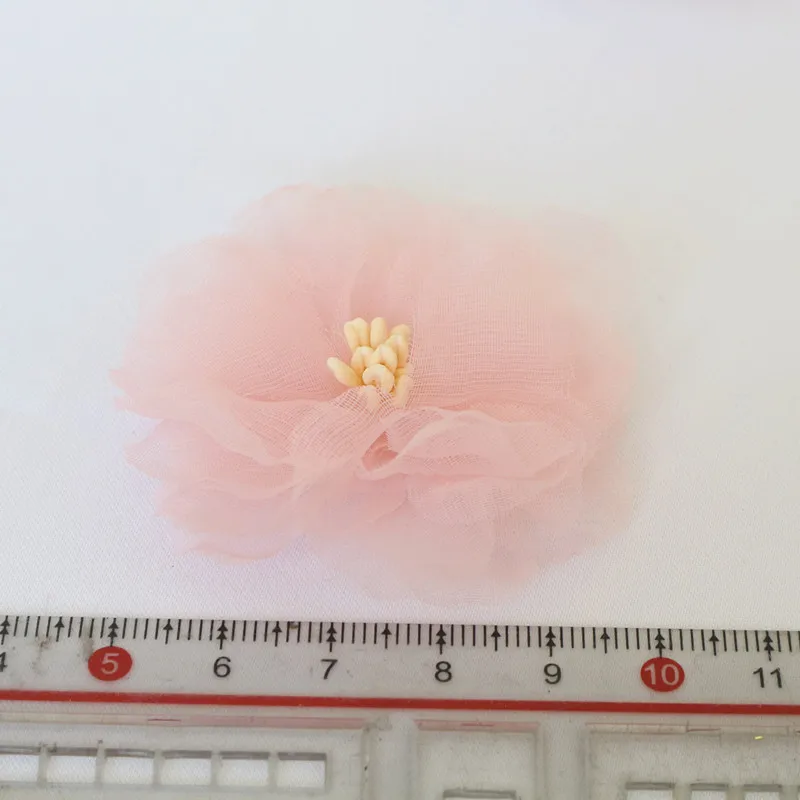 10 teile/satz mischen Stoff Blumen Simulation Blumen kopf Dekoration Blumen für DIY Zubehör – Detail 14