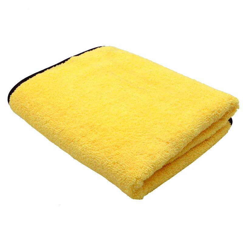 

Large Size 92*56cm Car Wash Microfiber Towel Car Cleaning Drying Cloth Hemming Car Care Cloth Detailing Absorbent Soft Big Towel