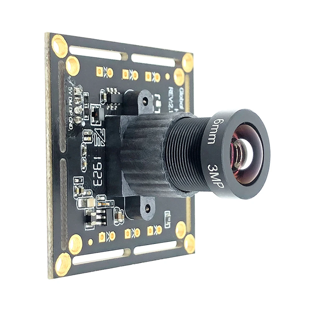 MJPEG 120FPS USB Camera Module Monochrome Global Shutter High Speed OTG UVC Linux 720P Mini CCTV Surveillance Webcam 3MP 6mm