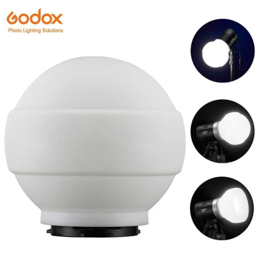 Godox ML-CD15 ML-CS162 Silica Gel Diffusion Dome Kit for ML30 MLBI ML60 BI V1 V1S V1C V1N V1F V860III-S TT685S AD300PRO AD400PRO