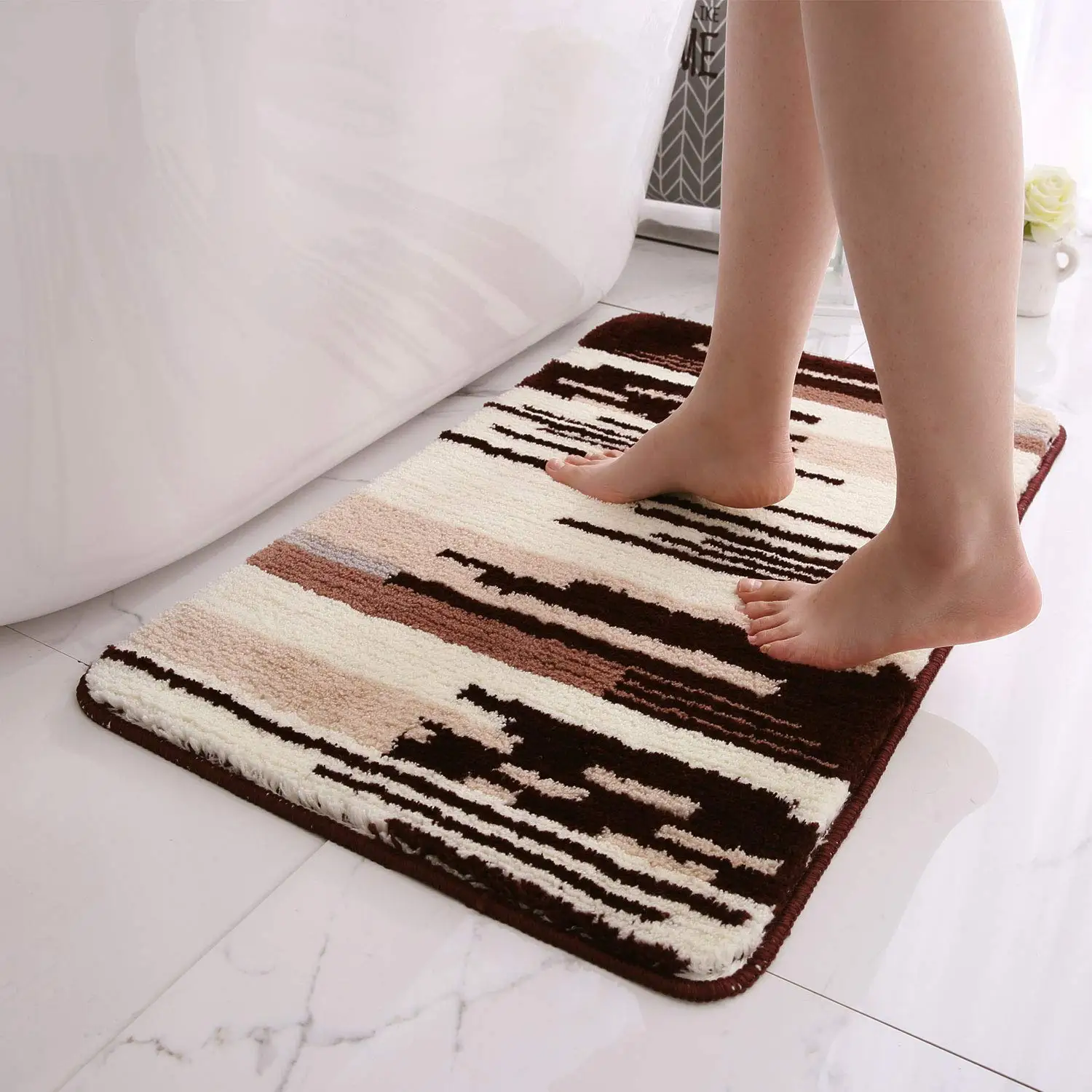 

Bathtub Floor Mats Bath Rugs Carpets with Anti Slip Water Absorbent Quick Dry for Kids Inside Tub Bathroom Luxury Home Aesthetic