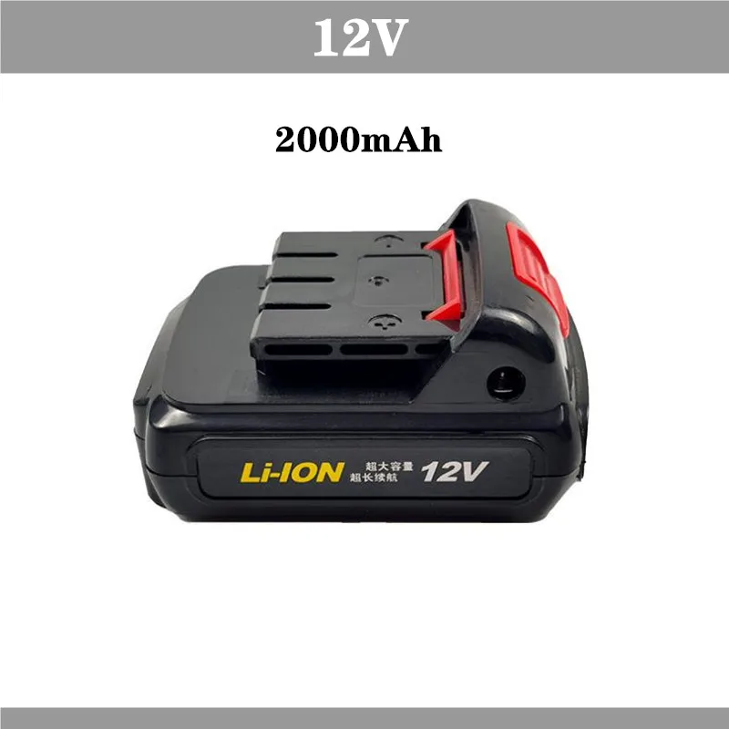 Large Capacity Lithium Battery 2000 mAh 18650 Power Battery Electric Screwdriver Hand Drill Lawn Mower Accessories Battery Pack