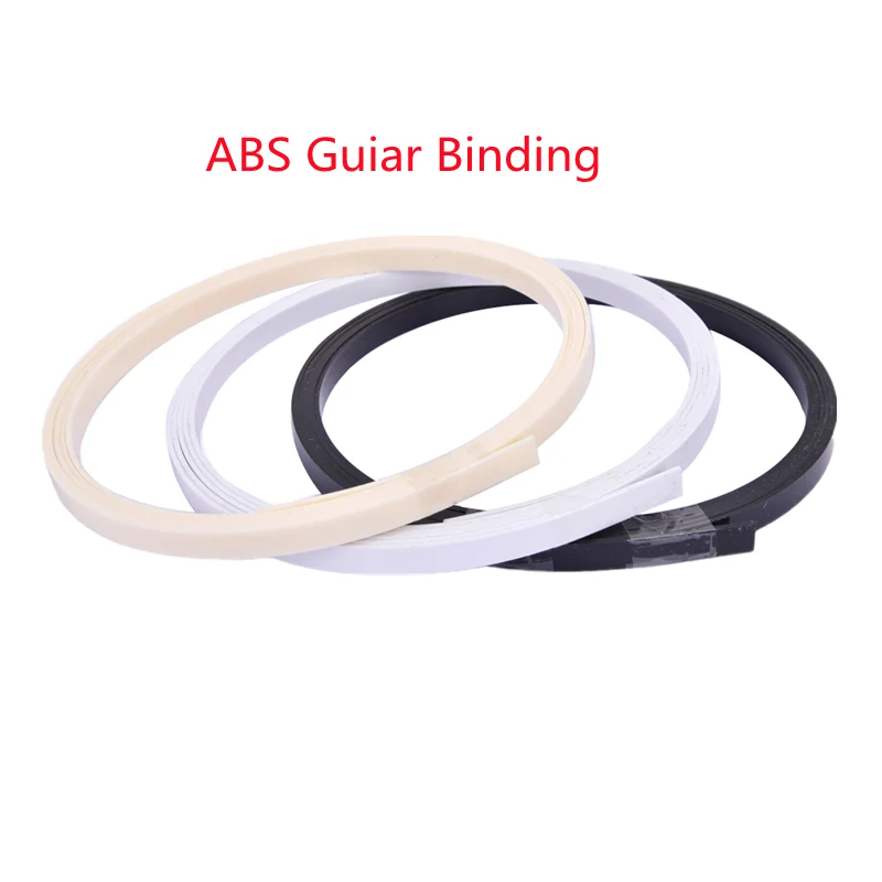 10pcs ABS Acoustic Guitar Binding Purfling Strip Body Edge Inlay Parts