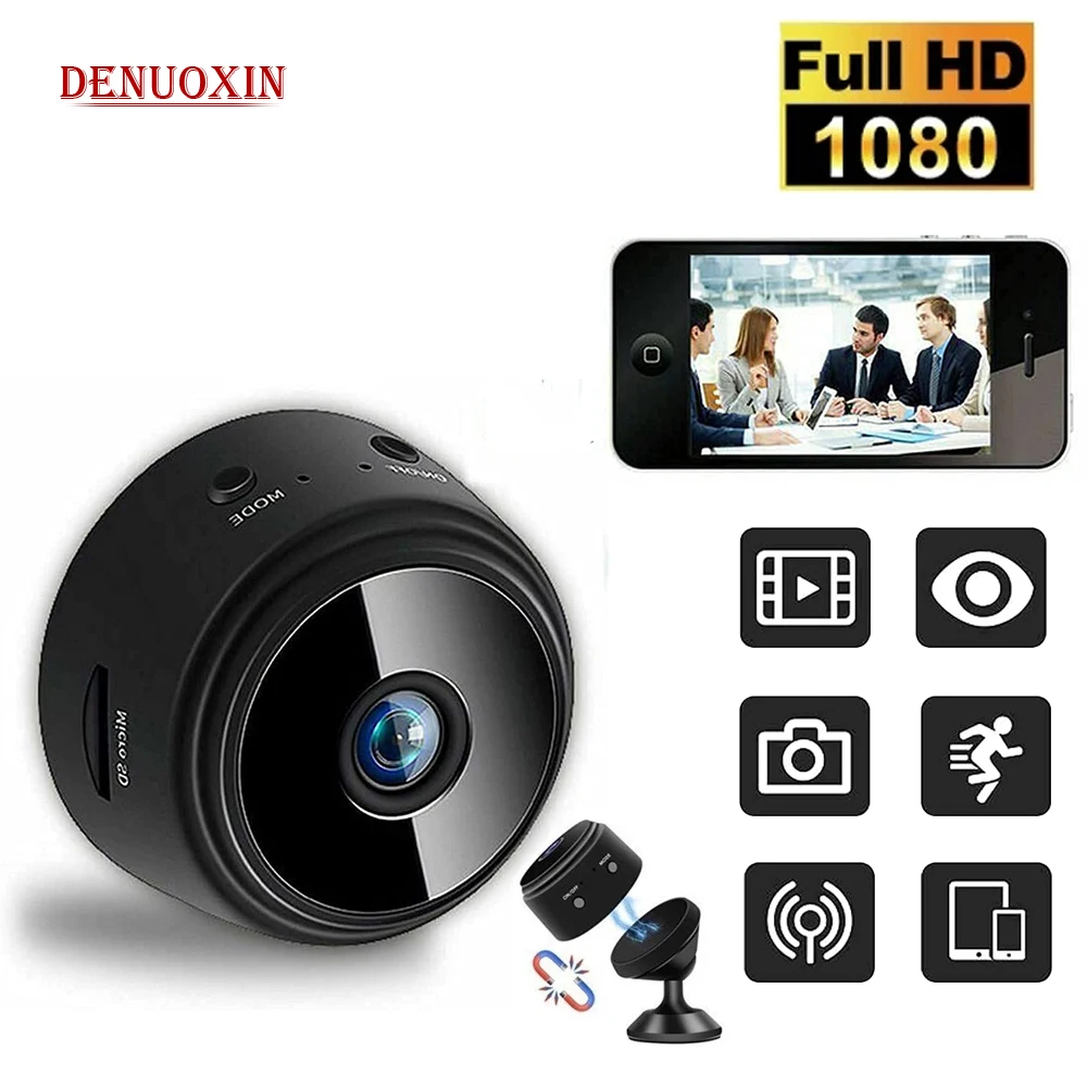 Mini Camera Wireless WiFi IP Network Monitor Security IR Camera HD 1080P Baby Monitor P2P Camera WiFi Phone APP Support Memory C