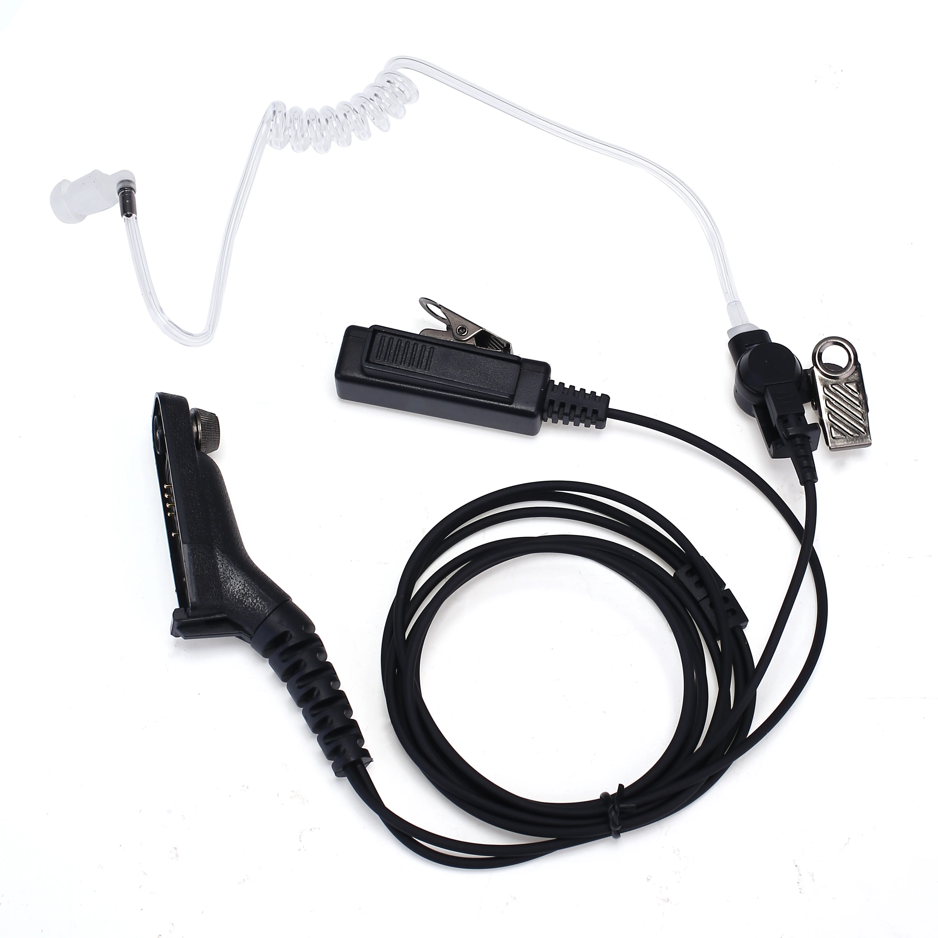 FBI Air Tube Earpiece Mic PTT Headset For Motorola Two Way Radio APX6000 DP4601 XiR P8268 8260 DP3401 XPR6380 6500 APX2000 7000