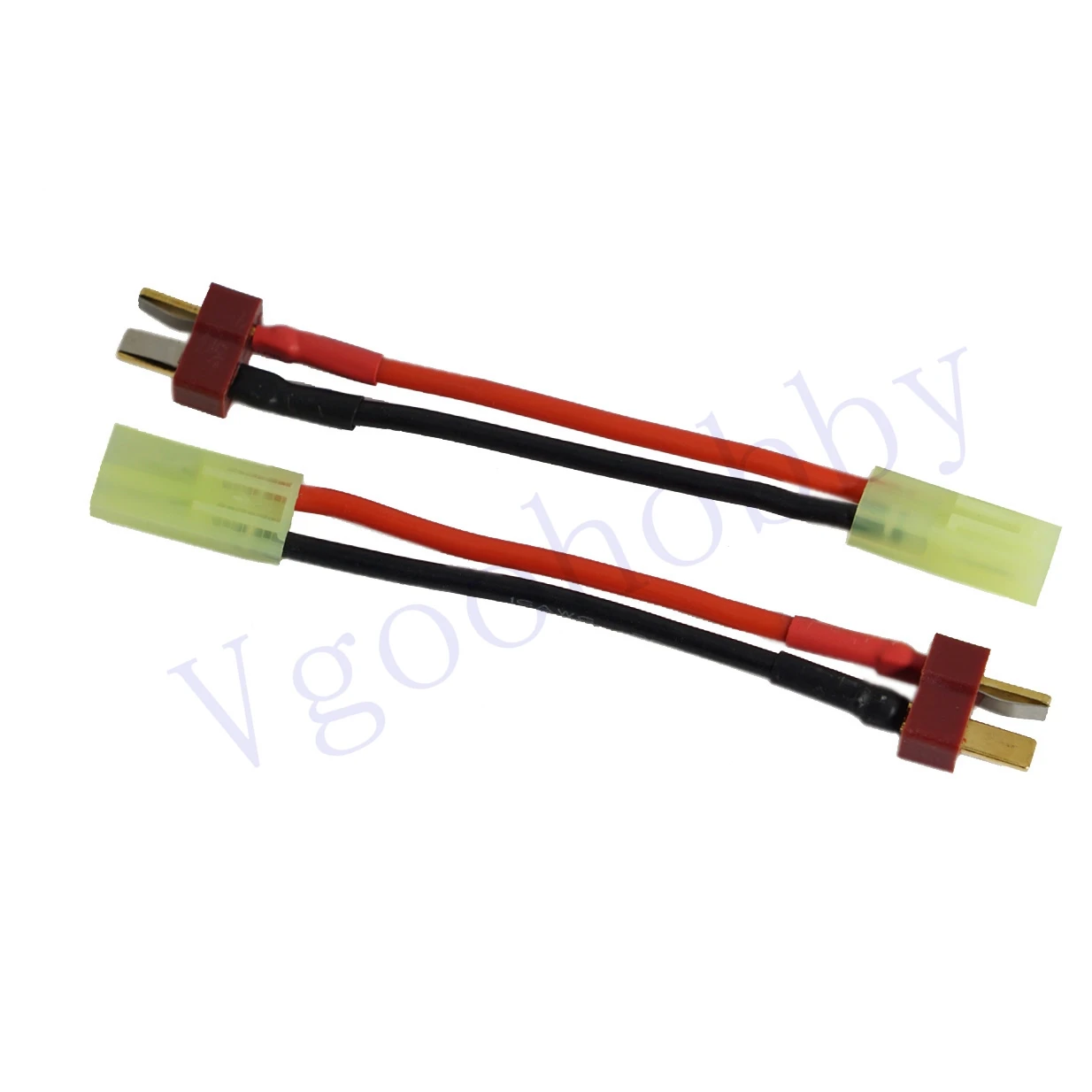 2 Pairs Mini Tamiya Style Connector to Deans T Plug Male Female 16AWG Silicone Cable Wire Adapter for RC ESC Lipo Battery,3.14\