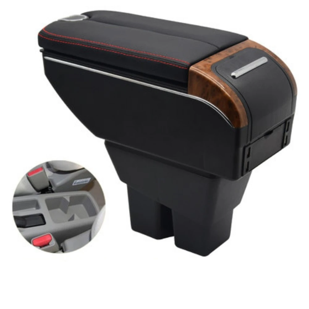 For Honda City Armrest Box Center Console Storage Elbow Rest with Phone Charging USB Cup Holder