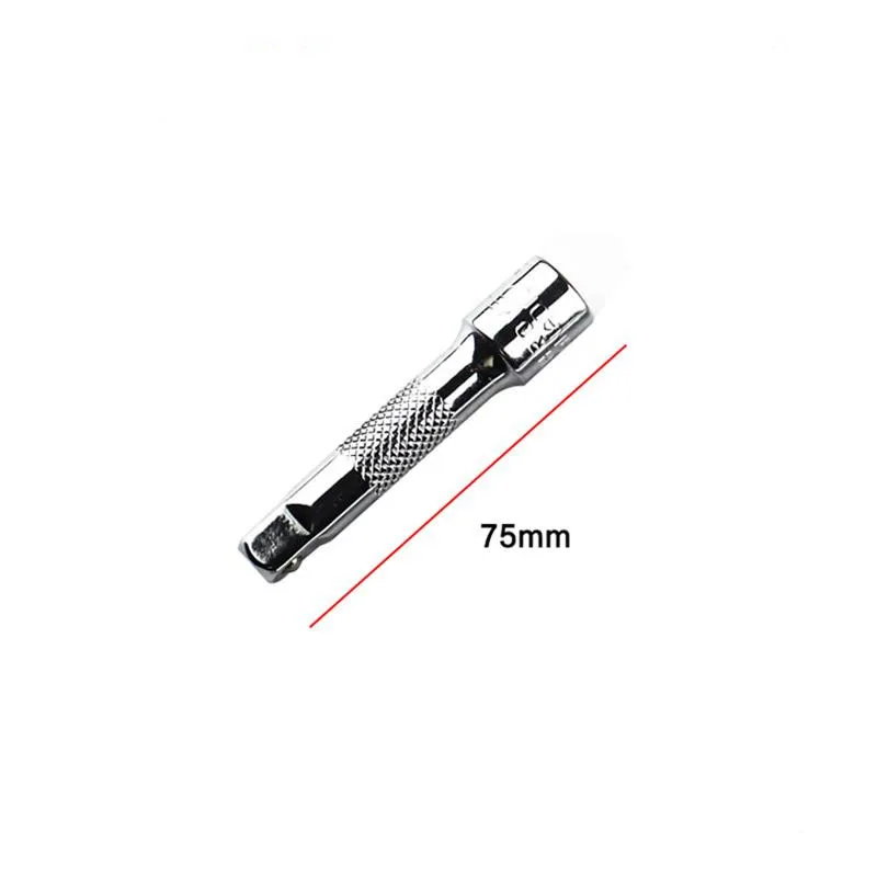 Soquete de conexão haste 3/8 75-250mm estendido encurtamento haste soquete catraca ferramenta chave rápida