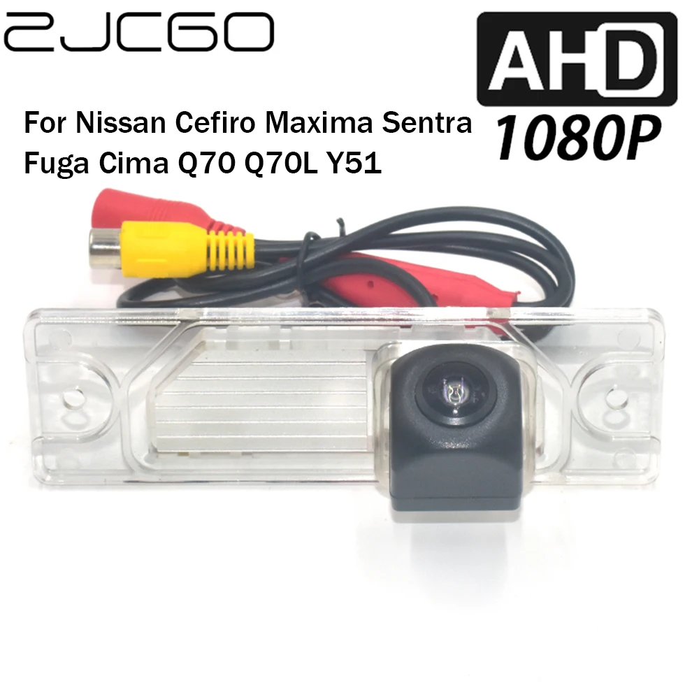 ZJCGO Car Rear View Reverse Backup Parking AHD 1080P Camera for Nissan Cefiro Maxima Sentra Fuga Cima Q70 Q70L Y51