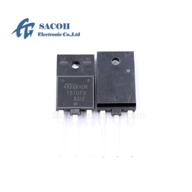 

10Pcs ST1510FX 1510FX or ST8812FX or ST4460FX TO-3PF High voltage fast-switching NPN Po