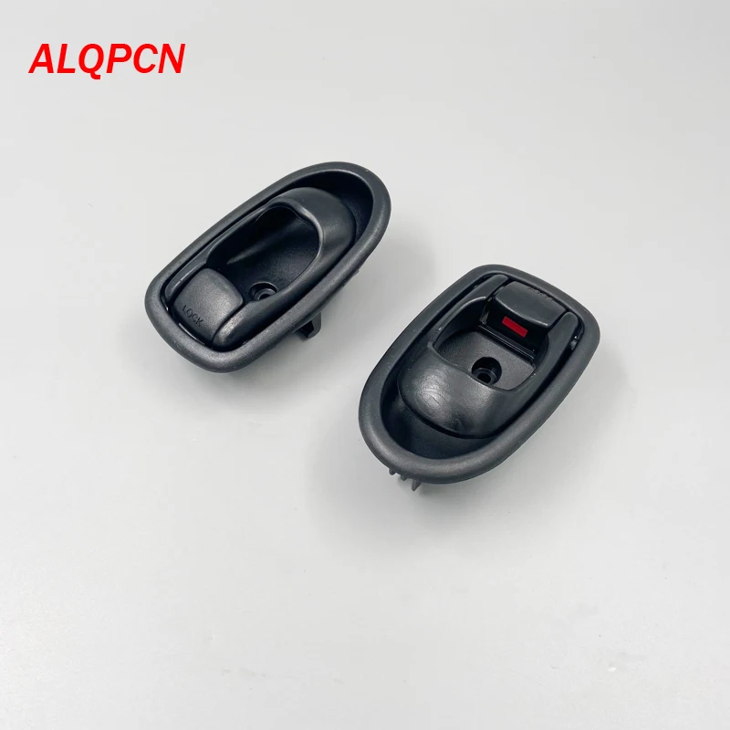 1 pair 2 pcs Left & RightFront or Rear Door inner handle black for hyundai elantra 1996-2000