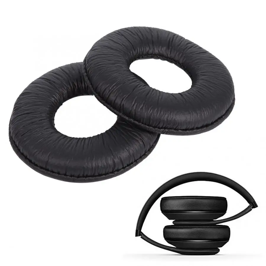 1 Pair Headphone Ear Pads Cushion Leather Foam Earpads Replacements for MDR-ZX110 V150 V250 V300