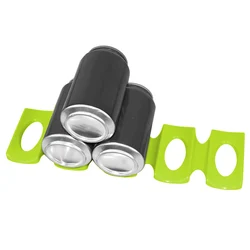 Bottle Can Stacker Wine Bottles Holder Stacking Mat Kitchen Cabinet Fridge Organizer Storage Rack  Green