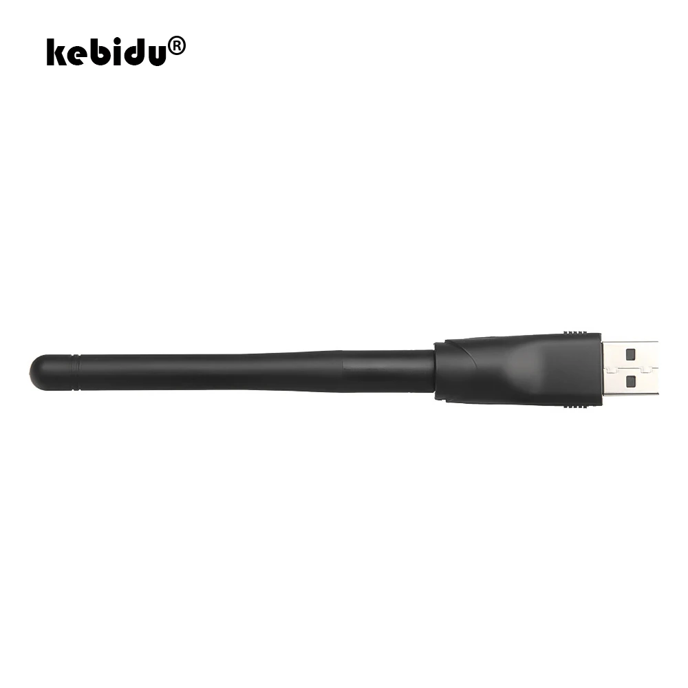 kebidu Mini WIFI USB Adapter MT7601 150Mbps USB 2.0 WiFi Wireless Network Card 802.11 b/g/n LAN Adapter with rotatable Antenna