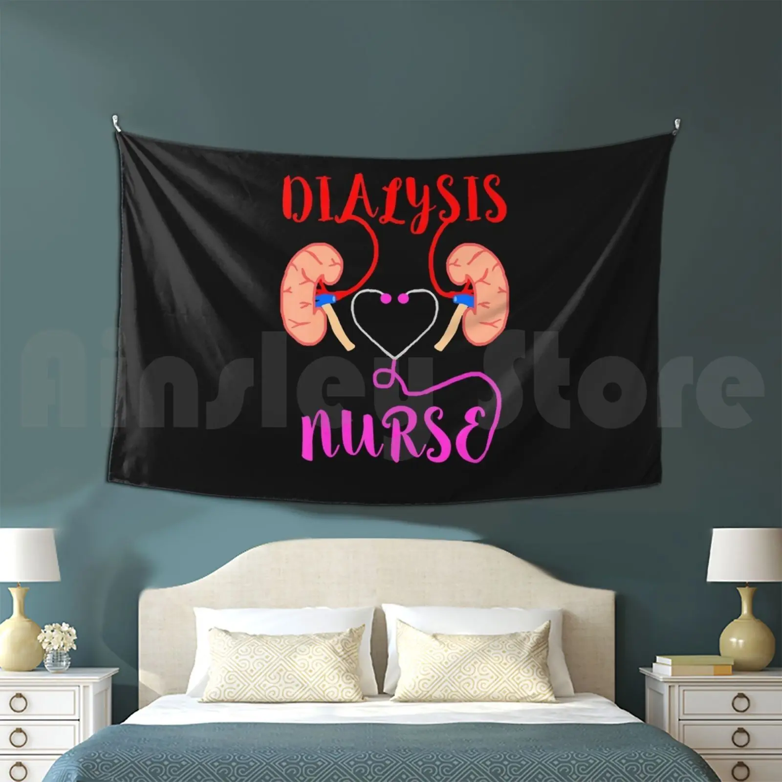 Dialysis Nurse Nephrology Kidney Disease Failure Nursing Customized Tapestry Nurse Nursing Medicine