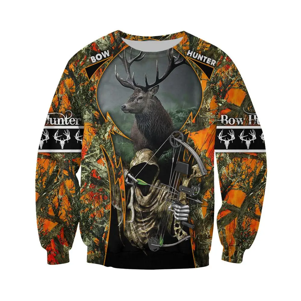 Sudadera camuflaje 3D con capucha KJ071 – Chaqueta informal para pesca
