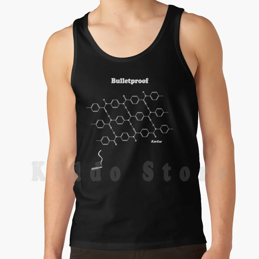 Kevlar Tank Tops Vest Sleeveless Chemistry Science Material Bullet Army Weapon Military Kevlar Security Periodic Table