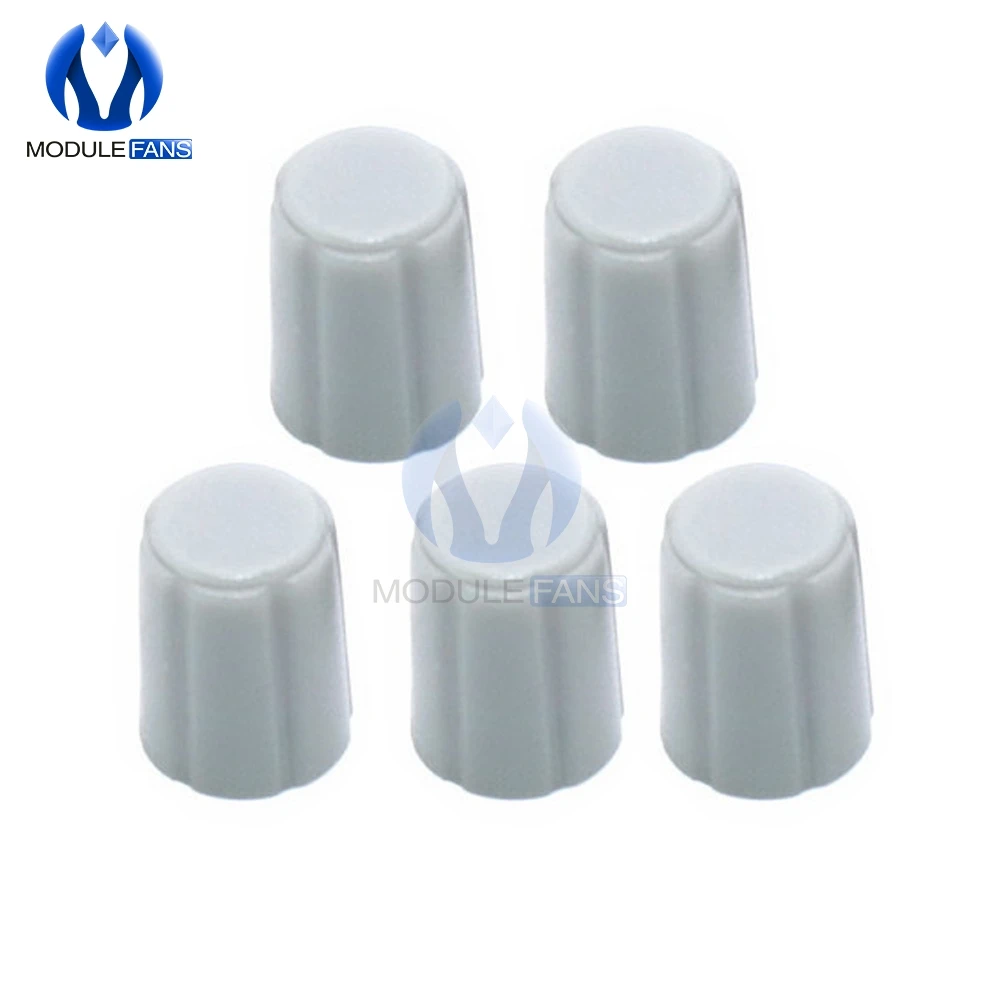 10PCS Für KY-040 360 Grad Potentiometer Drehgeber ABS Typ D Halb Welle Loch Caps Knob Ziegel Sensor Schalter 6mm A15 – Detail 4