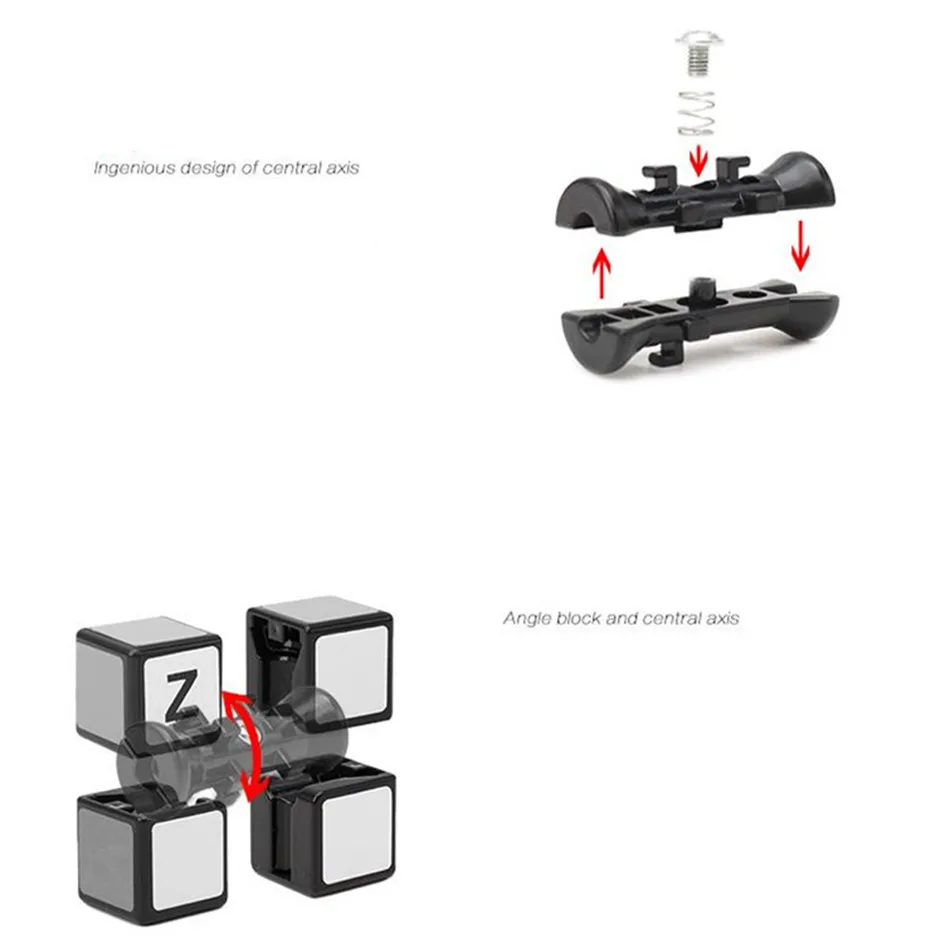 Cubo magico 1x2x2 velocità 122 cubi Puzzle Giocattoli educativi per bambini Giocattoli regalo per bambini