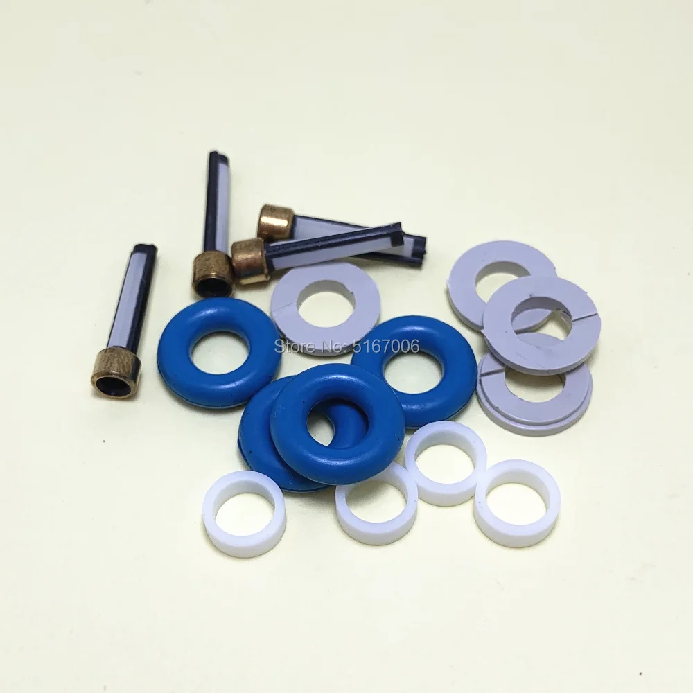 4Sets/16pcs GDI Fuel Injector Repair Servince Kits For Parts 16600-1KC0A 0261500092 For Nissan Juke 2011-2014 1.6L (AY-RKG902)