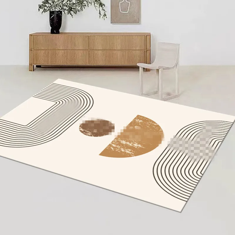 

Simple Line Pattern Living Room Carpet Soft Nordic Rug Carpets for Bedroom Home Office Chair Floor Mat Kid Baby Crawl Floor Mat