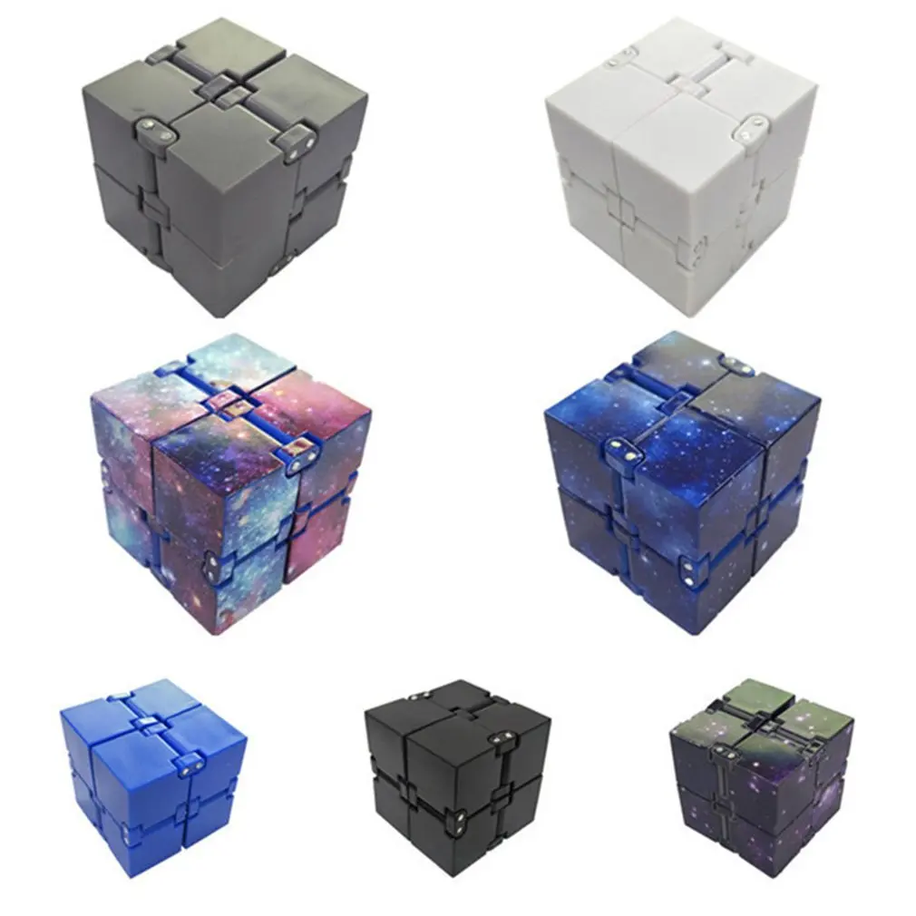

Hot Infinity Cube Magic Decompress Toy Portable Children's Intelligence Spin Cube Spinning Toy Safe Cube Unzip Children's Toys