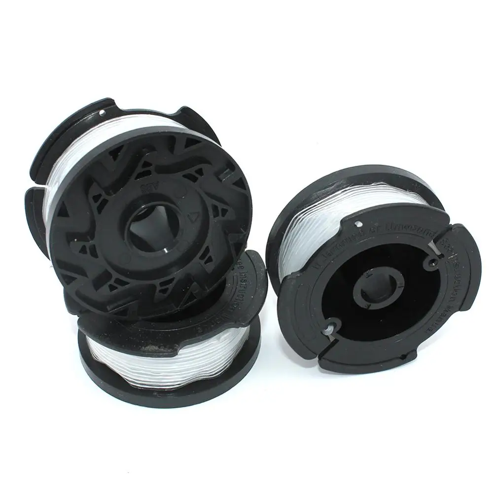 Carretel e linha para Black & Decker, LST400, LST420, LST1018, MTC220, MTE912, NST1018, NST1024, NST2018, NST2118, ST6600, ST7000, ST7200, 3PK