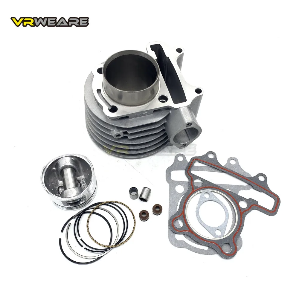 

GY6 125 cylinder Kit 52.4mm Cylinder Piston Ring Set for 4 stroke air cooling Scooter Moped ATV QUAD GY6125 152QMI 1P52QMI