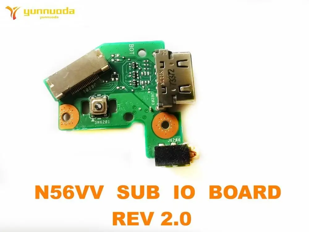 Original for ASUS N56VV  VGA PORT BOARD  N56VV  SUB  IO  BOARD  REV 2.0    tested good free shipping