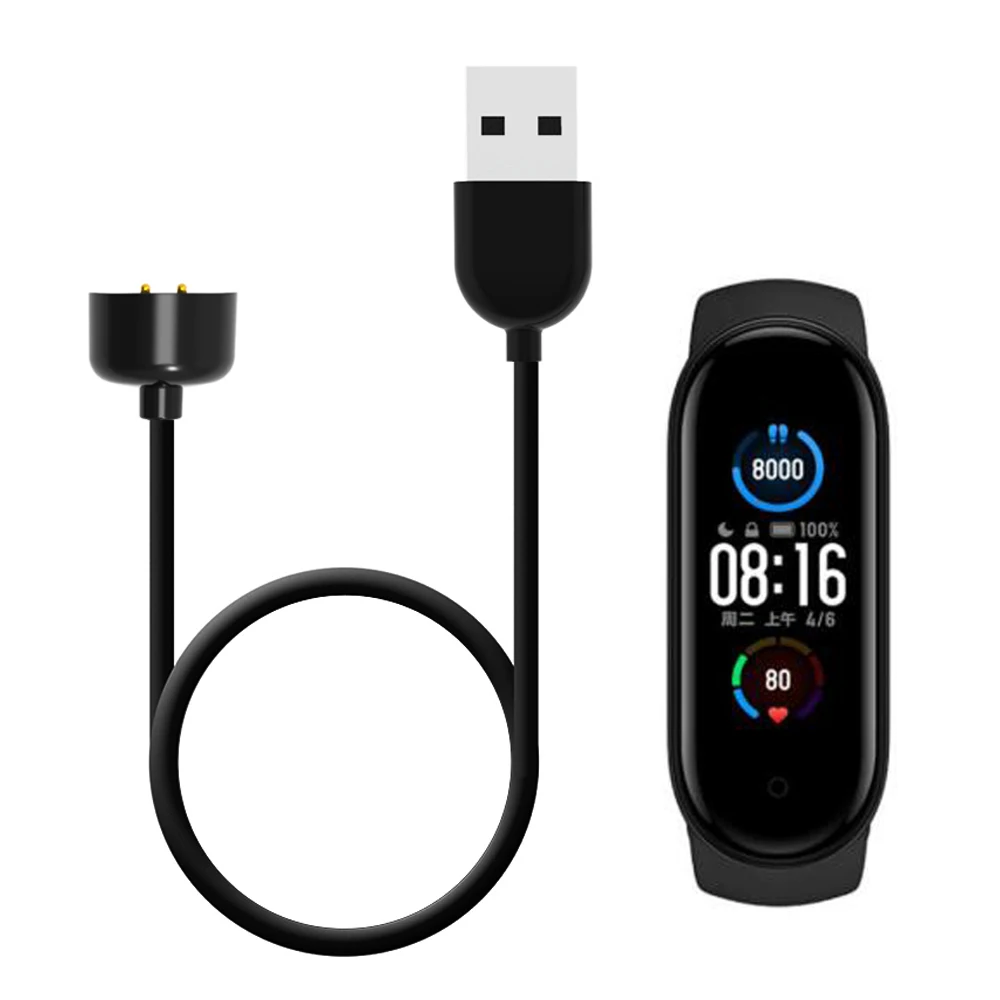 Магнитный USB-кабель для быстрой зарядки, адаптер для Xiaomi Mi Band 6/7 Amazfit 5, аксессуары для смарт-браслета Mi Band