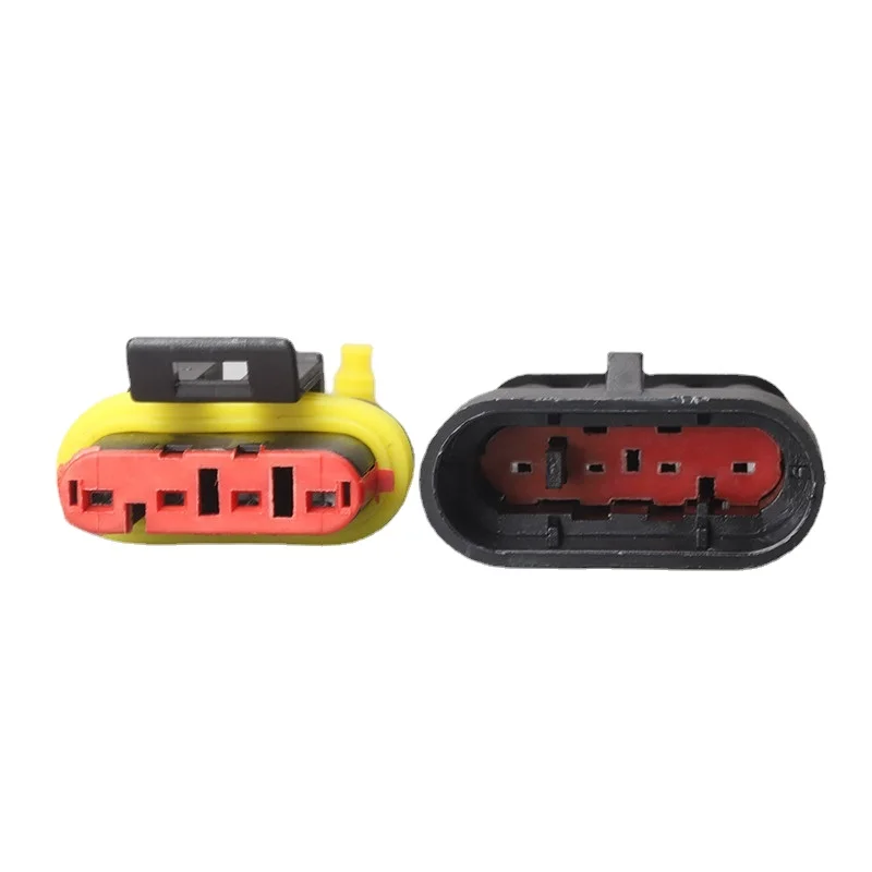 500 Set High quality 4 Pin AMP 1.5 Connectors Waterproof Electrical Wire harness male and femle Connector DJ7041-1.5 lamp