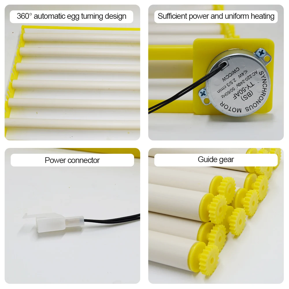 Incubator Motor Egg Turning 56 156 Chicken Egg Incubator Roller Tray Incubator Accessories