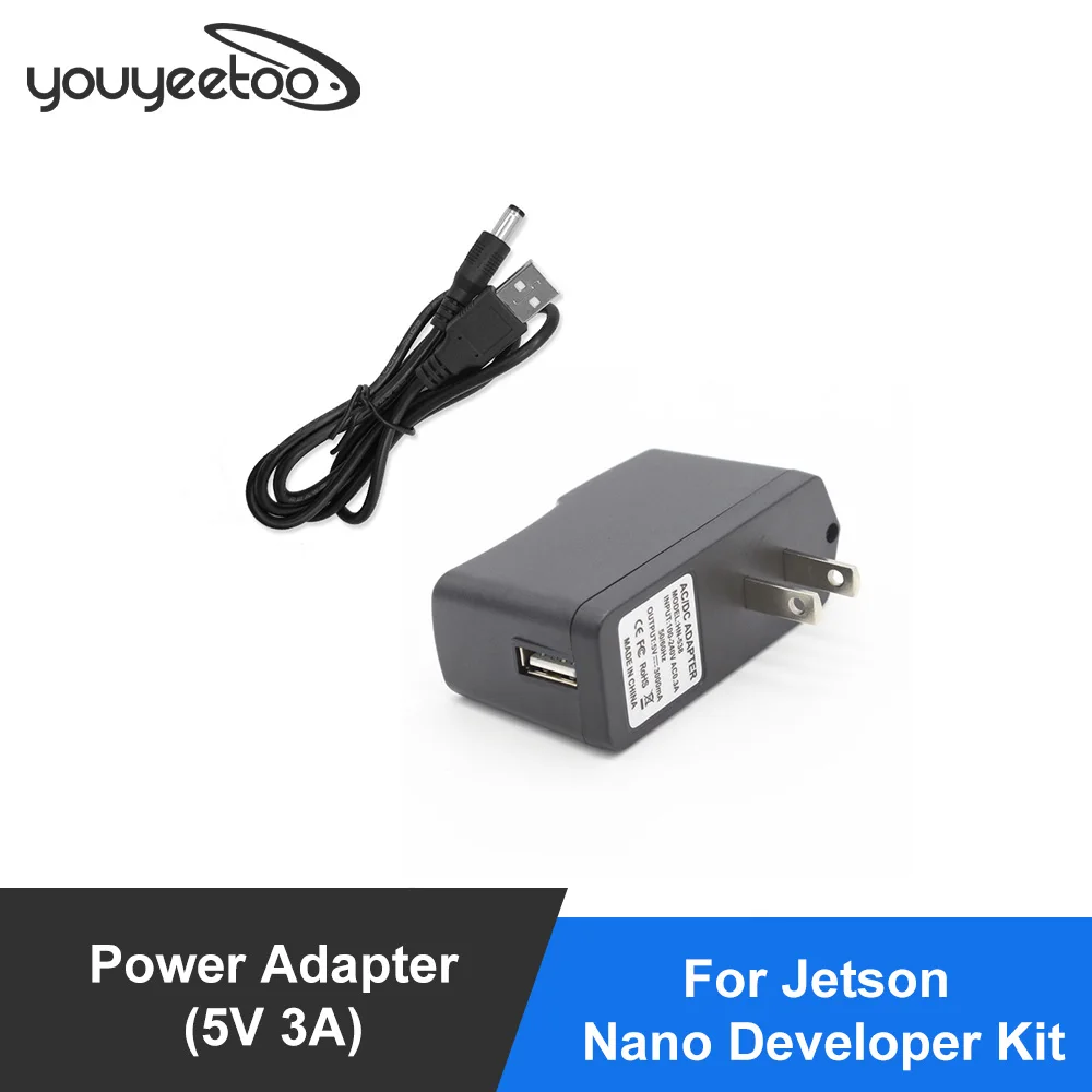 Power Adapter(5V 3A) for Jetson Nano Developer Kit