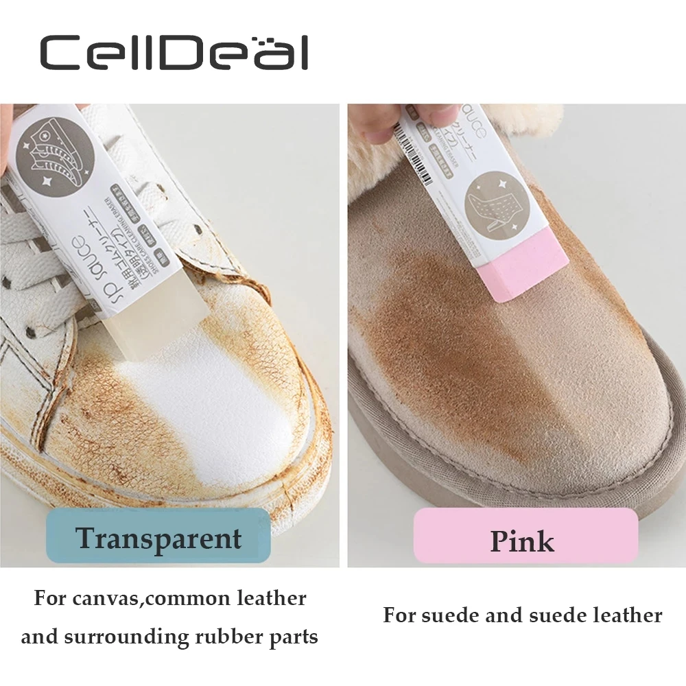 polCellDeal 1Pcs cleaning eraser suede sheepskin matte and leather fabric shoe care cleaner sneakers