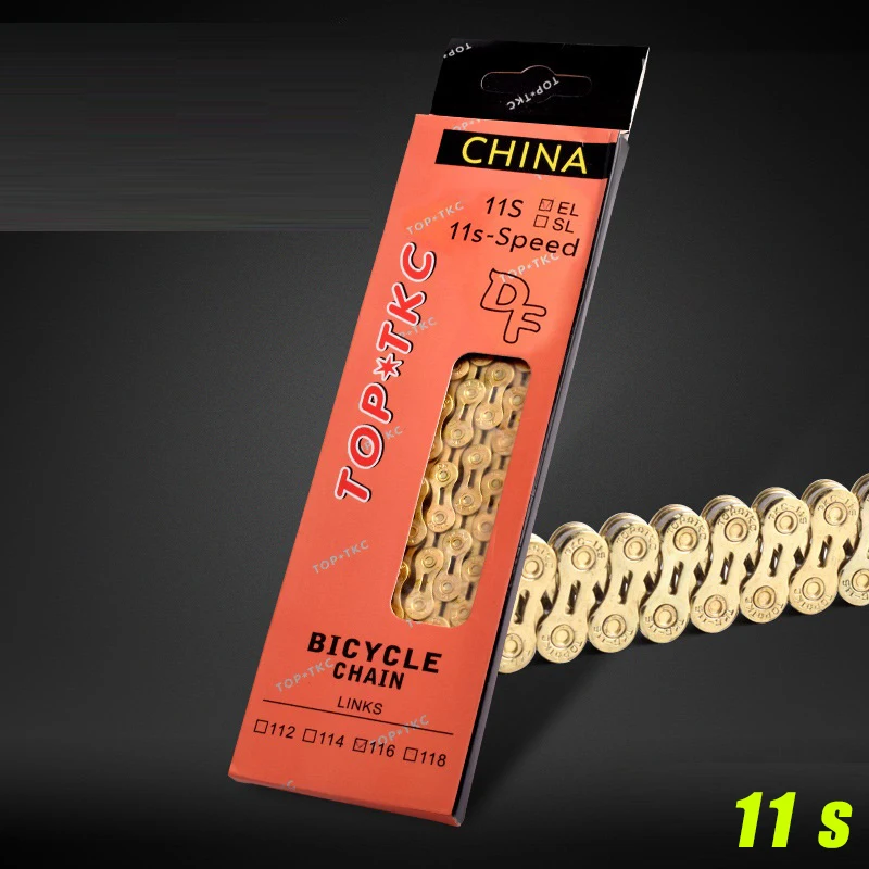 

Road Mountain Bike Bicycle Chain 9 / 10 / 11 Speed Hollow-out Ultra-light 10x10 L 27 / 30 Speed S Variable Speed Chain