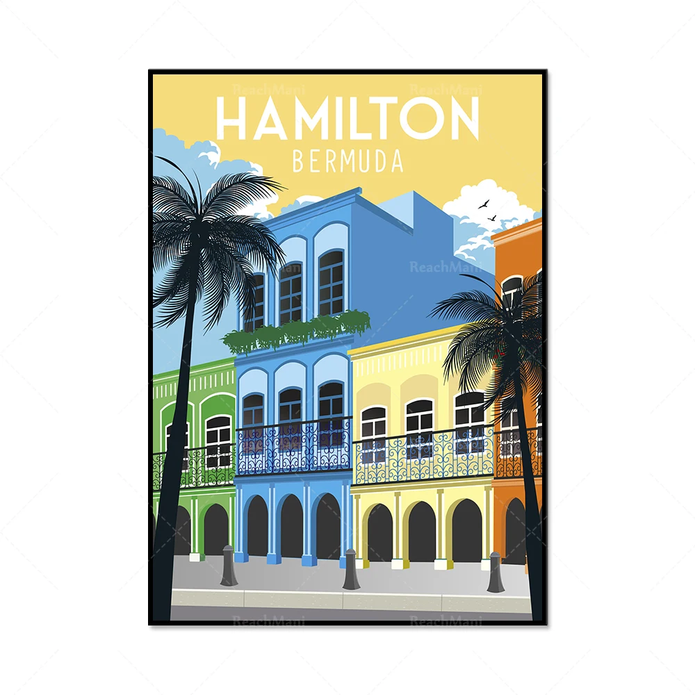 Vintage travel poster, Hawaii, Kuala Lumpur, Scotland, San Francisco, Edinburgh, Lanzarote, Croatia, Marbella Spain, Halkidiki G
