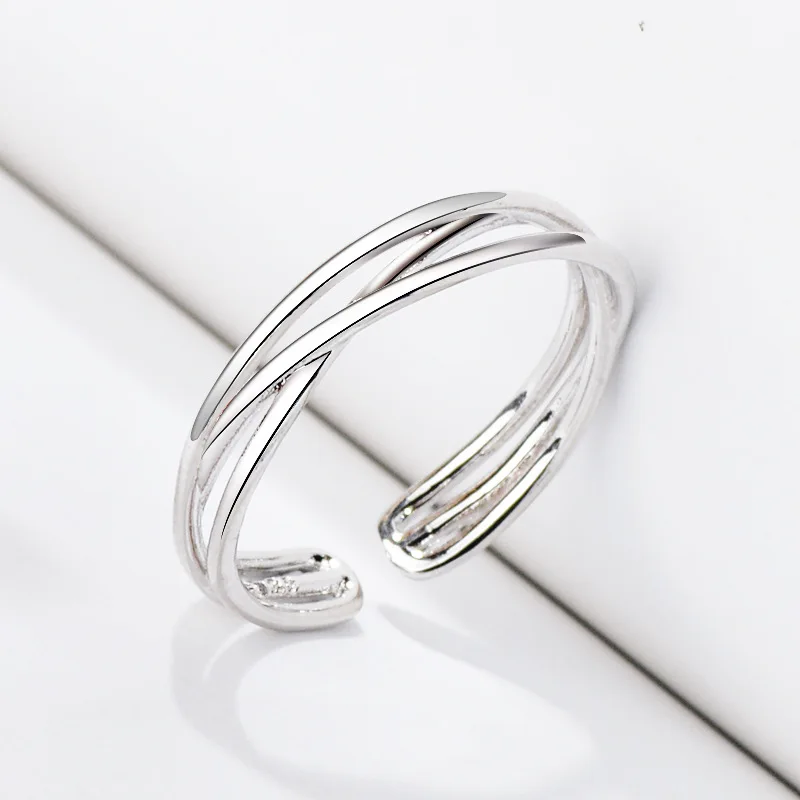 Versilberte Blütenblätter-Ringe für Frauen, süßer, schlichter, modischer, offener, verstellbarer Schmetterlingsring, Partyschmuck, Geburtstagsgeschenk – Detail 26