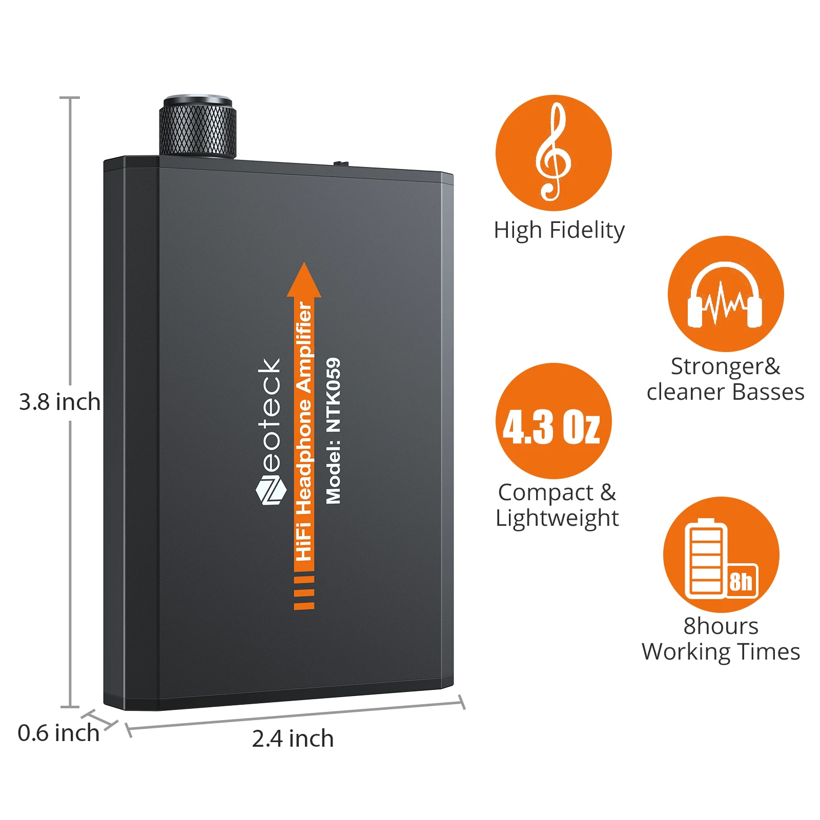 Neoteck صوت صغير محمول سماعة HIFI مكبر للصوت سماعة 3.5 مللي متر استوديو الصوت المدخلات مكبر للصوت للهاتف أندرويد مشغل موسيقى