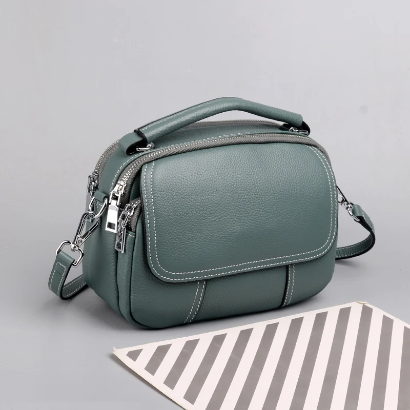Luxury Designer Handbag Genuine Leather Crossbody Bags High Quality Leather Casual  Women Bags Shoulder Cross Body Bag