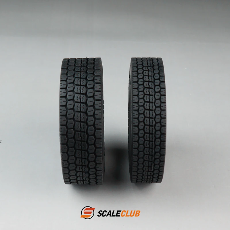 Scaleclub-1/14 Pneus de Simulação de Caminhão, Adequado para Modelos LESU FH16R620 R470 770S 1851 3363 3348 TGX FH16 e DIY