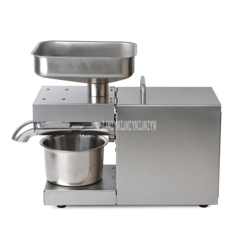 

1500W Household Mini Electric Automatic Cold Oil Presser 304 Stainless Steel Peanut/Olive/Rapeseed/Sesame Oil Press Machine