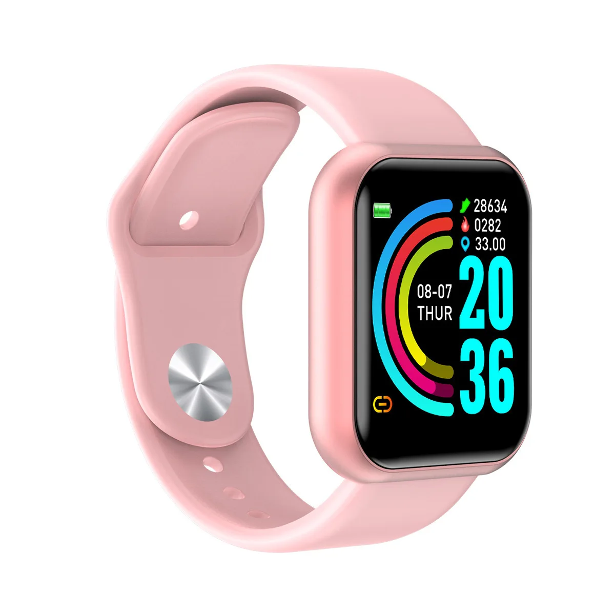 Reloj inteligente con Bluetooth, pulsera con podómetro, Monitor de ritmo cardíaco, presión arterial, sueño, rastreador de Fitness, podómetro para