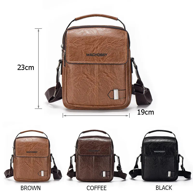 Men\'s Bag PU Crossbody Bags for Men Messenger Bag Men New Designer Men\'s Shoulder Bags Male Handbags Top Handle bag