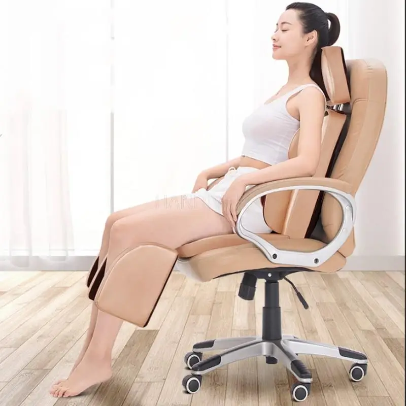 Multi-functional household massage chair cushion body back waist massager massage cushion for leaning on of electric heating