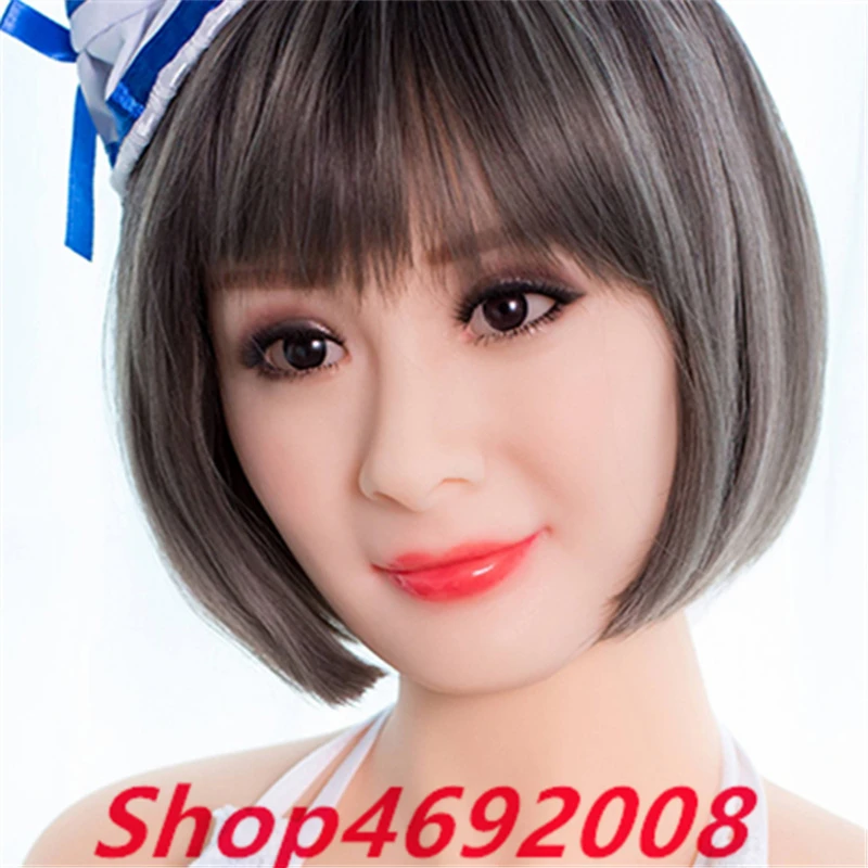 

F2 Delicate face Lifelike Sex Doll Head Silicone Material Metal Frame Beautiful Facial Features Enjoy The Oral Sex Of Love Dolls