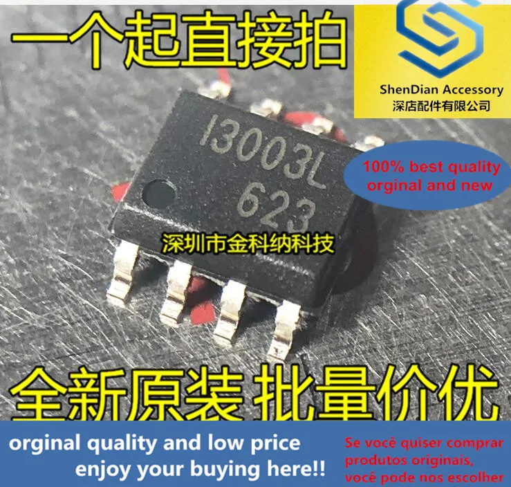 10pcs only orginal new 13003L I3003L I3003L-TP SMD SOP-8 pin integrated block chip