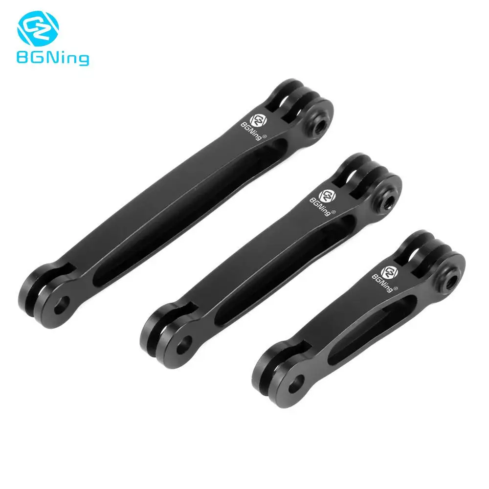 BGNing CNC Aluminum Extension Mount Arm for Gopro Max Hero 13 12 11 DJI Action Camera Photography Connect Bracket Tripod Adapter